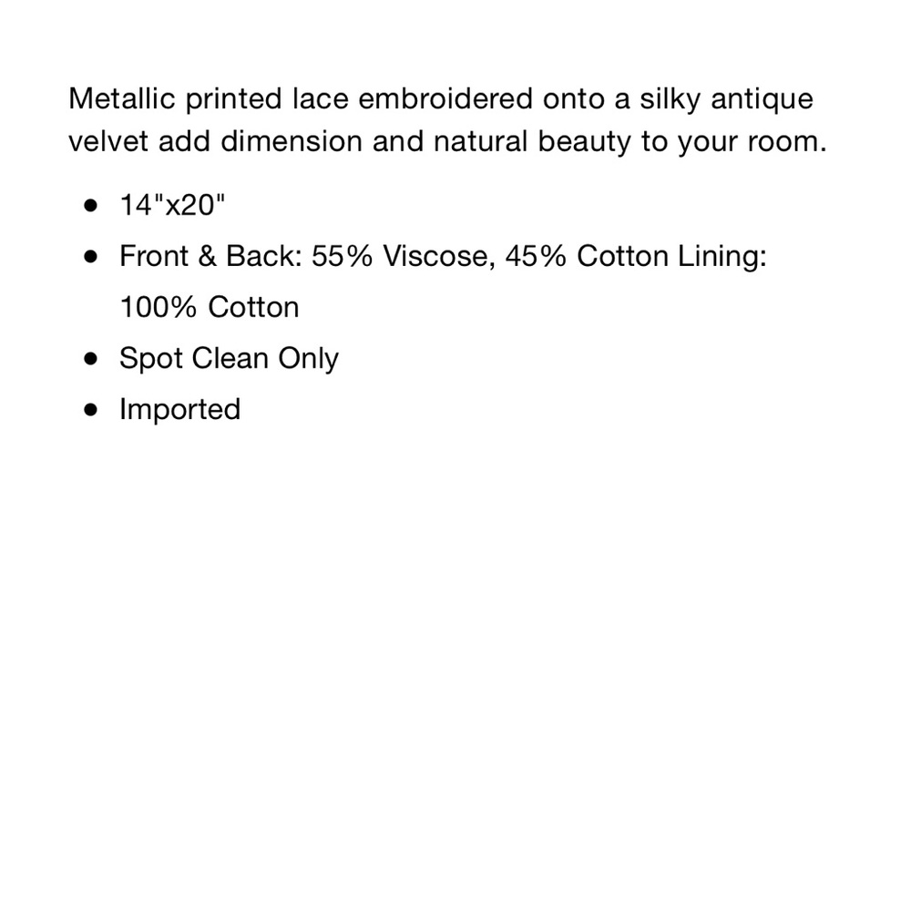 Michael Aram NWT pillow - Picture 9 of 9